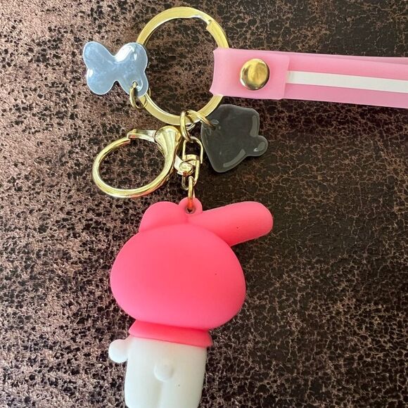 My Melody Charms Keychain/Bag Clip - Picture 2 of 5